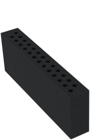 Feldherr rigid foam insert with 24 slots - diameter 10 mm