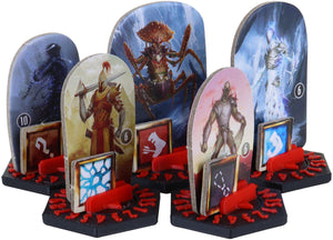 5 pcs. value pack Feldherr Dial Bases for Gloomhaven + Frosthaven + Gloomhaven: Jaws of the Lion