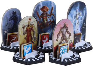 5 pcs. value pack Feldherr Dial Bases for Gloomhaven + Frosthaven + Gloomhaven: Jaws of the Lion