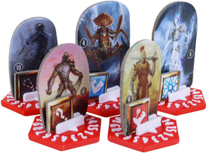 5 pcs. value pack Feldherr Dial Bases for Gloomhaven + Frosthaven + Gloomhaven: Jaws of the Lion