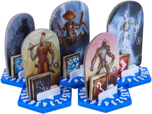 5 pcs. value pack Feldherr Dial Bases for Gloomhaven + Frosthaven + Gloomhaven: Jaws of the Lion