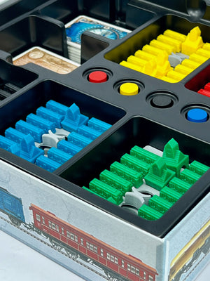 Feldherr set di vassoi di figure per Ticket to Ride - scatola del gioco da tavolo
