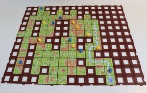 Feldherr terrain tile grid for Carcassonne - interlocking