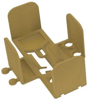 4 pcs value pack Feldherr card holder for Dominion - basic Treasure cards + Curse Cards with sleeves