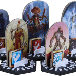 10 pcs. value pack Feldherr Dial Bases for Gloomhaven + Frosthaven + Gloomhaven: Jaws of the Lion multicolor