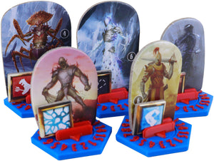 10 pcs. value pack Feldherr Dial Bases for Gloomhaven + Frosthaven + Gloomhaven: Jaws of the Lion multicolor