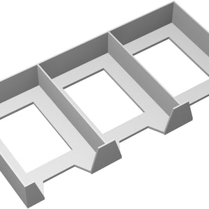 Feldherr Card Holder for game cards in Mini European Board Game Size - 120 cards - 3 compartments