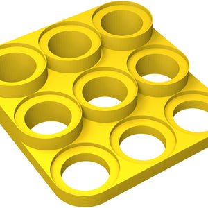 Feldherr figure pedestal for 58 mm bases