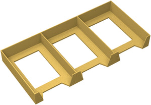 Feldherr card holder for game cards in 54 x 80 mm format - 120 cards - 3 compartments