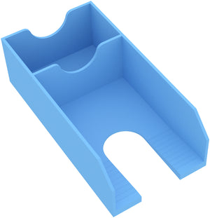 Feldherr card deck holder with discard compartment for a card deck in Standard Card Game Size