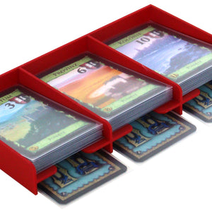 Feldherr card holder with 3 compartments for Dominion