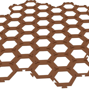 7 pcs. value set Feldherr Hex tile holders for Dorfromantik: The Board Game