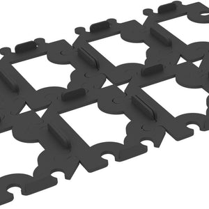 8 pcs value set Feldherr card deck holder for playing cards in Standard Card Game Size - 20 cards - modular