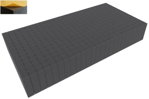 500 mm x 250 mm x 80 mm Feldherr Pick and Pluck / Pre-Cubed foam tray - self-adhesive - grid width 20 mm