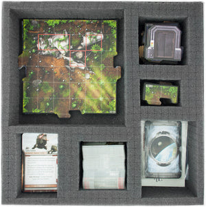 300 mm x 300 mm x 300 mm x 25 mm Pick and Pluck / Vassoio in schiuma pre-cubato