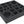 AFMEVX050BO 285 mm x 285 mm x 50 mm foam tray for board games - 27 compartments