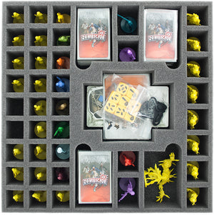 AG050ZC07 Vassoio in schiuma da 50 mm per Zombicide Stagione 3 Rue Morgue