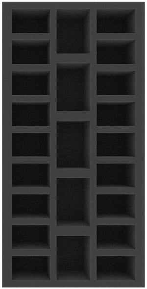 AUFF055B0 295 mm x 147,5 mm x 55 mm foam tray for board game boxes