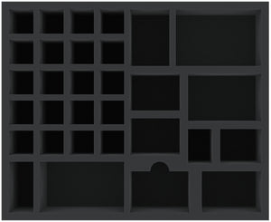 AVFK045BO 45 mm foam tray for Scythe board game box with 31 compartments