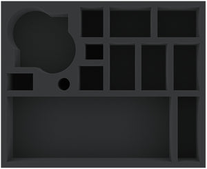 AVFL040BO 40 mm foam tray for Scythe board game box with 13 compartments