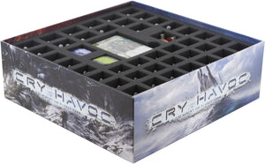 Foam tray value set for the Cry Havoc board game box