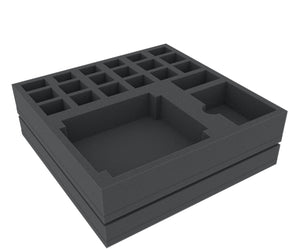 Foam tray value set for the Ghostbusters II board game box