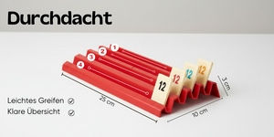 Feldherr plastic rack for Rummikub - 4 slots