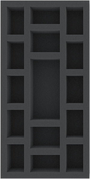 BEMEBN040BO 285 mm x 142,5 mm x 40 mm foam tray for board game boxes