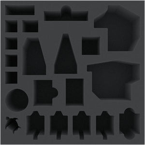 BXMEBJ080BO 80 mm foam tray with 20compartments for Rising Sun: Daimyo Box - Monsters