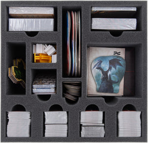 Feldherr foam set for the Gloomhaven board game box + Magnetic Box for miniatures