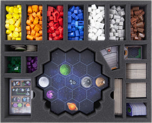 Feldherr Organizer Insert for Gaia Project - board game box