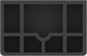 CQMEID050BO Feldherr GWA-Size foam tray with 7 compartments