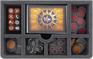 Feldherr foam set for Citadel Battle Figure Case - Pick and Pluck tray for tanks/monsters + game materials