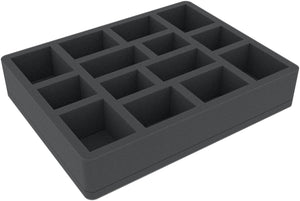 Feldherr Warband Shelter Storage Box per miniature di dimensioni miste da tavolo