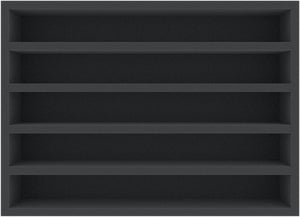 DD065A002 Feldherr foam insert for model railway - 00 scale - 5 compartments - for upright storage