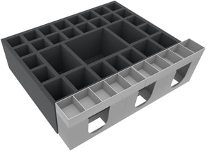 Feldherr foam set + Organizer Insert for Carnival Zombie: 2nd Edition - Kickstarter Deluxe Pledge - board game box