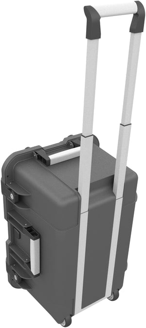 Transport Case / Trolley for 12 tablets in XL sleeves - compartments 26 mm wide - compatible with Apple iPad, Samsung Galaxy Tab A or Microsoft Surface Go