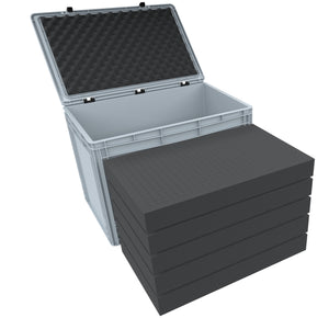 ED 64/42 HG Eurocontainer Case / Euro Box 600 x 400 x 435 mm inclusive pick and pluck foam