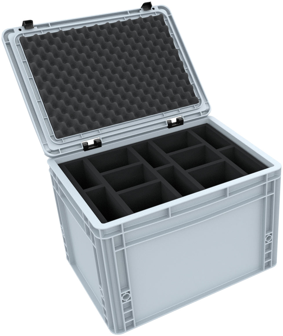 Eurobox for 6 Raspberry Pi 400 Kits including PE-foam trays