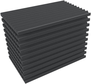 EUMEWC040 560 mm x 360 mm x 28 mm Feldherr zig-zag pattern foam tray for Euro Container 60 x 40