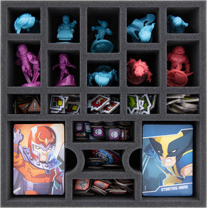 Feldherr foam set for Marvel United: X-Men - core game box