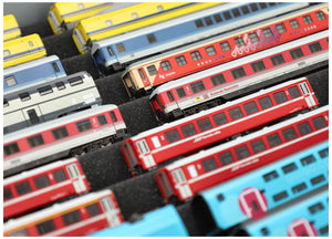 Euro Box mit Zugliege - 10 compartments for N Gauge - for model railway locomotives, wagons and vehicles