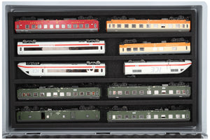 Feldherr Eurobox 60 x 40 cm Set for model railway - H0 scale - 5 compartments - foam insert for horizontal storage