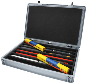 Feldherr Eurobox 60 x 40 cm Set for model railway - H0 scale - 7 compartments - foam insert for upright storage