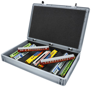 Euro Box with Zugliege - 9 compartments for H0 Gauge - for model railway locomotives, wagons and vehicles