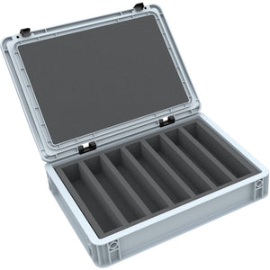 Feldherr Eurobox 40 x 30 cm Set for model railway - 00 scale - 7 compartments - foam insert for upright storage