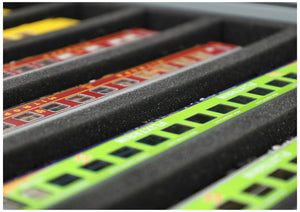 Feldherr Eurobox 60 x 40 cm Set for model railway - H0 scale - 8 compartments - foam insert for horizontal storage