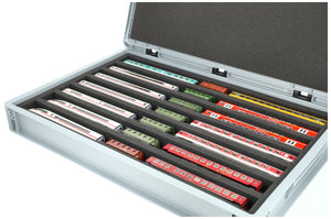 Feldherr Eurobox 60 x 40 cm set for model railways - TT gauge - 7 compartments - foam insert for horizontal storage