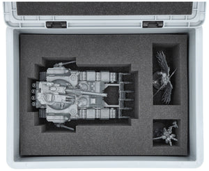 Feldherr Eurobox 40 x 30 cm Set for Tabletop Miniatures - 28 Compartments + Pick &amp; Pluck Foam Insert