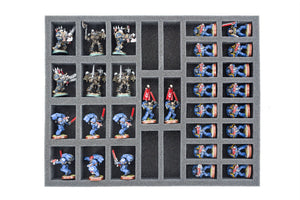 FSBR050BO Vassoio in schiuma Full-Size da 50 mm con 34 scomparti